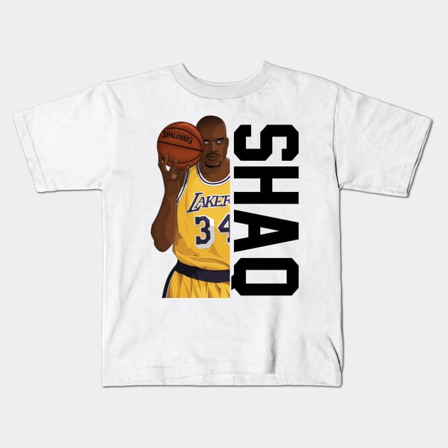 Shaq Kids T-Shirt by Sgt_Ringo